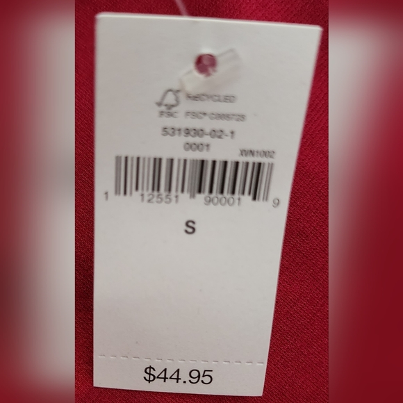 Gap Swing Skirt Women's Size Small New With Tags NWT Maroon Cranberry Dark Red - Picture 3 of 5